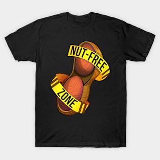 Peanut Allergy - Nut Free Zone T-Shirt